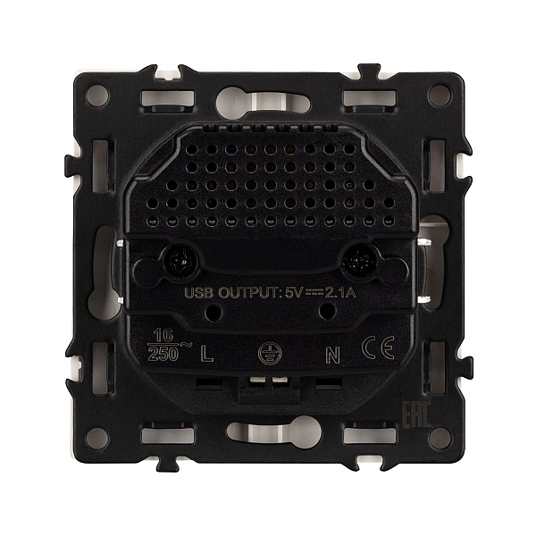 Розетка зк со шторками с USB тип А+А софт-тач белый кварц Arlight SCT-MUAA-SFPL-WH (250V, 16A) 054288(1)