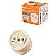 Розетка телефонная RJ11 + компьютерная RJ45 сл. кость Болонь TDM Electric SQ1820-0352