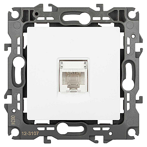 Розетка компьютерная RJ45 Эра 12-3107-01М Б0065712