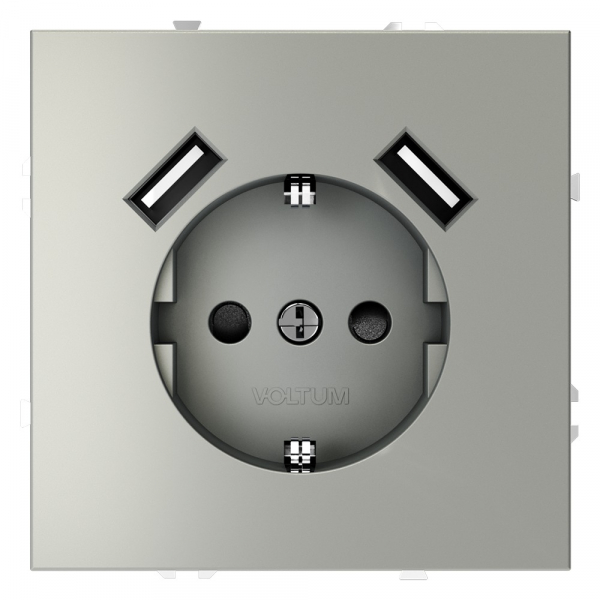 Розетка с USB, А+А Voltum S70 VLS040405 Розетка с USB, А+А Voltum S70 VLS040405