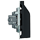 Кабельный вывод ( механизм), Stekker Эмили, черный уголь, soft-touch, RST00-5119-01 50221