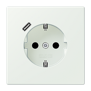 Розетка 2K+З USB Typ C Jung LC1520-18C210