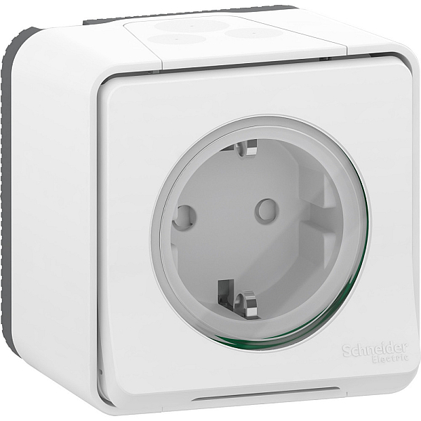 Розетка со шторками Schneider Electric MUR40911