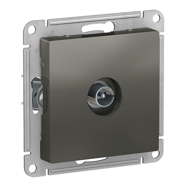 ТВ-розетка Systeme Electric AtlasDesign сталь ATN000993