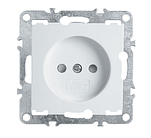Розетка Feron Stekker Эрна б/з 10A 250V с защитной шторкой белый PST10-9109-01 39316
