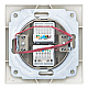 Розетка двойная компьютерная RJ45 скрытой установки IP20,слоновая кость 'Дельта' General 477281
