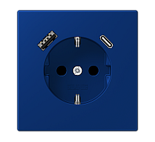 Розетка 2K+З USB Typ AC Jung LC1520-15CA261
