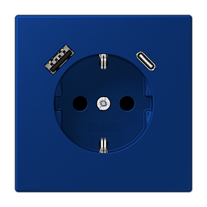 Розетка 2K+З USB Typ AC Jung LC1520-15CA261