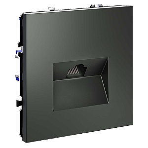 Розетка компьютерная Voltum S70 VLS060106 (титан)