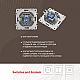 Розетка RJ45 Arte Milano 202.45-1.silver