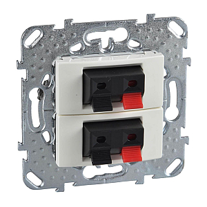 Аудиорозетка двойная Schneider Electric Unica MGU5.8787.25ZD