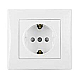 Розетка Schneider Electric Sedna с/з со шторками 16A 250V SDN3009121