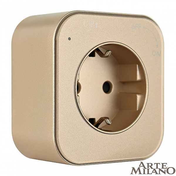 Трековая розетка Arte Milano Am-track-sockets 380022TS/ES Gold