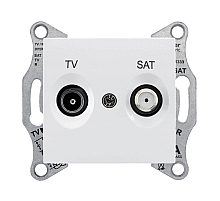 Розетка TV/SAT оконечная Schneider Electric Sedna 1dB SDN3401621