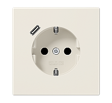 Розетка 2K+З USB Typ C Jung LS1520-18C