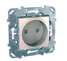 Розетка Schneider Electric Unica б/з со шторками 16A 250V MGU5.033.25ZD