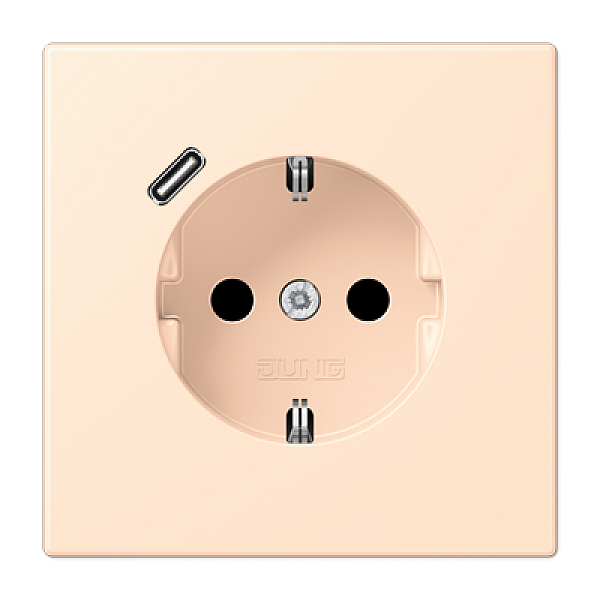 Розетка 2K+З USB Typ C Jung LC1520-18C238