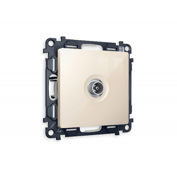 Комплект механизма TV розетки оконечной 50-870 MHz 1dB Ambrella Volt Alfa MA313010 Комплект механизма TV розетки оконечной 50-870 MHz 1dB Ambrella Volt Alfa MA313010