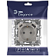 Розетка ЭРА Elegance 14-4108-16 2P+E 16A-250В со шторками с USB type-A+C 5В-3А титан Б0067695