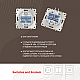 Розетка двойная RJ45 Arte Milano 203.45-2.white