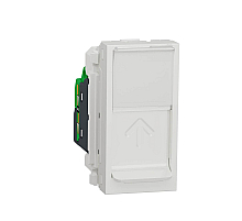 Розетка компьютерная RJ45 Schneider Electric Unica Modular Cat. 6 UTP NU341418