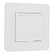 Комплект розетки с/з и шторками, защитной крышкой и рамкой Arte Milano SET16-1-41-1 white