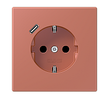 Розетка 2K+З USB Typ C Jung LC1520-18C236