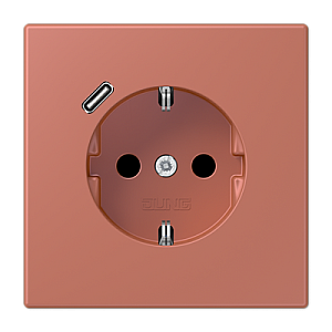 Розетка 2K+З USB Typ C Jung LC1520-18C236