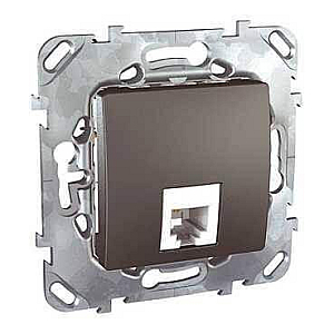 Розетка телефонная RJ11 Schneider Electric Unica MGU5.492.12ZD