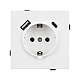 Механизм розетки с USB зарядкой Arlight SCT-TENDO-MUAC-PL-WH (230V, 16A) 054086