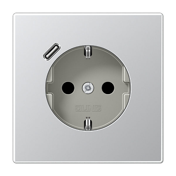 Розетка 2K+З USB Typ C Jung AL1520-18C