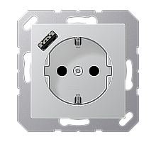 Розетка 2K+З USB Typ A Jung A1520-18AAL