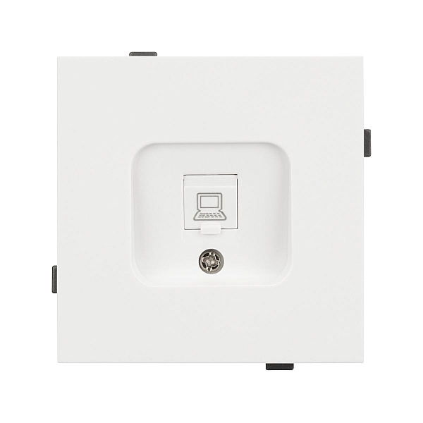Механизм компьютерной розетки Arlight SCT-TENDO-MPC1-SFPL-WH (RJ-45, CAT6) 054594