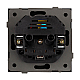 Механизм розетки с USB зарядкой Arlight SCT-TENDO-MUAC-PL-BK (230V, 16A) 054087
