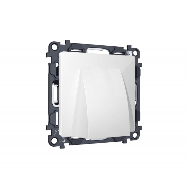 Комплект вывода кабеля с фикатором Alfa Белый глянец Quant Ambrella Volt MA115810 (AP1158, VM238)