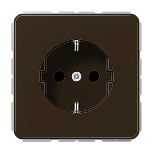 Розетка штепсельная Schuko Jung CD1520BFBR