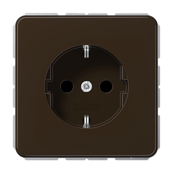 Розетка штепсельная Schuko Jung CD1520BFBR