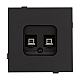 Механизм компьютерной розетки двойной SCT-TENDO-MPC2-SFPL-BK (RJ-45, CAT6) 054595