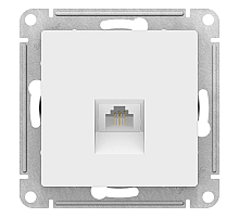 Розетка телефонная RJ11, механизм Systeme Electric AtlasDesign Лотос ATN001381
