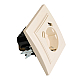 Розетка 1-местная с/з Stekker, PST16-9016-02, 250В, 16А с USB+ type C Эрна, слоновая кость 50077