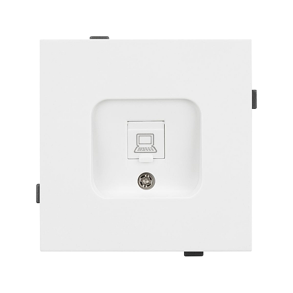 Механизм компьютерной розетки Arlight SCT-TENDO-MPC1-PL-WH (RJ-45, CAT6) 054098