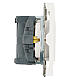 Розетка 2P+PE Stekker Эмили со шторками белый фарфор RST16-5110-01 49880