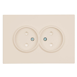 Розетка 2-местная с защитной шторкой Stekker Эмили б/з 250В 16А RST16-5116-08 кашемир soft touch 49903