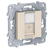 Розетка компьютерная RJ45 Schneider Electric Unica New Cat. 5е UTP NU541144