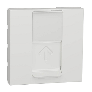 Лицевая панель RJ45 одиночная без коннектора Schneider Electric Unica Modular NU941118