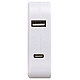 Разветвитель электрический Эра SPF-2-FL-USBC поворотный на 2 розетки + 2USB A+C 10А белый Б0069090