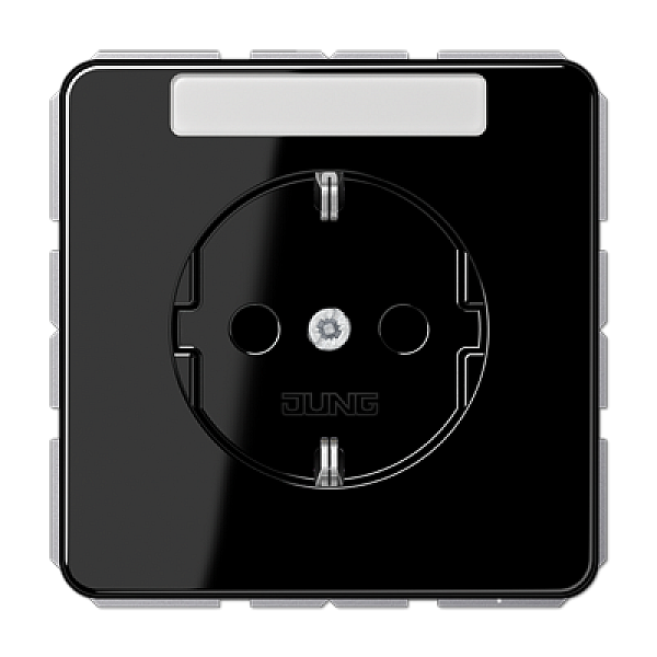 Розетка штепсельная Schuko Jung CD1520BFKINASW