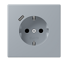 Розетка 2K+З USB Typ C Jung LC1520-18C257