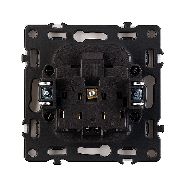 Розетка зк со шторками софт-тач белый кварц Arlight SCT-MEU-SFPL-WH (250V, 16A) 054276(1)