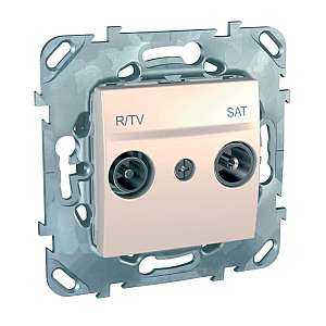 Розетка R-TV/SAT оконечная Schneider Electric Unica MGU5.455.25ZD